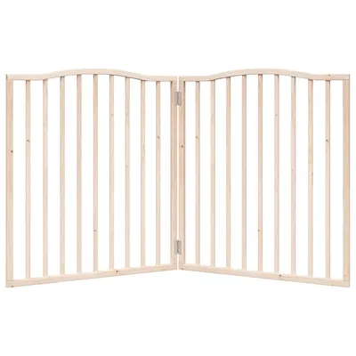 vidaXL Barrière en bois pour chien