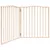 vidaXL Barrière en bois pour chien vidaXL Barrière en bois pour chien