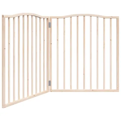vidaXL Barrière en bois pour chien vidaXL Barrière en bois pour chien