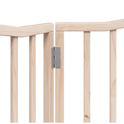 vidaXL Barrière en bois pour chien