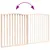 vidaXL Barrière en bois pour chien