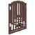 vidaXL Barrière en bois pour chien