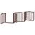 vidaXL Barrière en bois pour chien