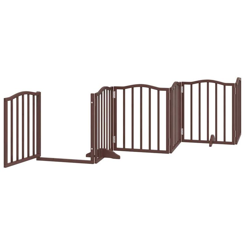 vidaXL Barrière en bois pour chien