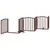 vidaXL Barrière en bois pour chien