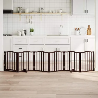 vidaXL Barrière en bois pour chien