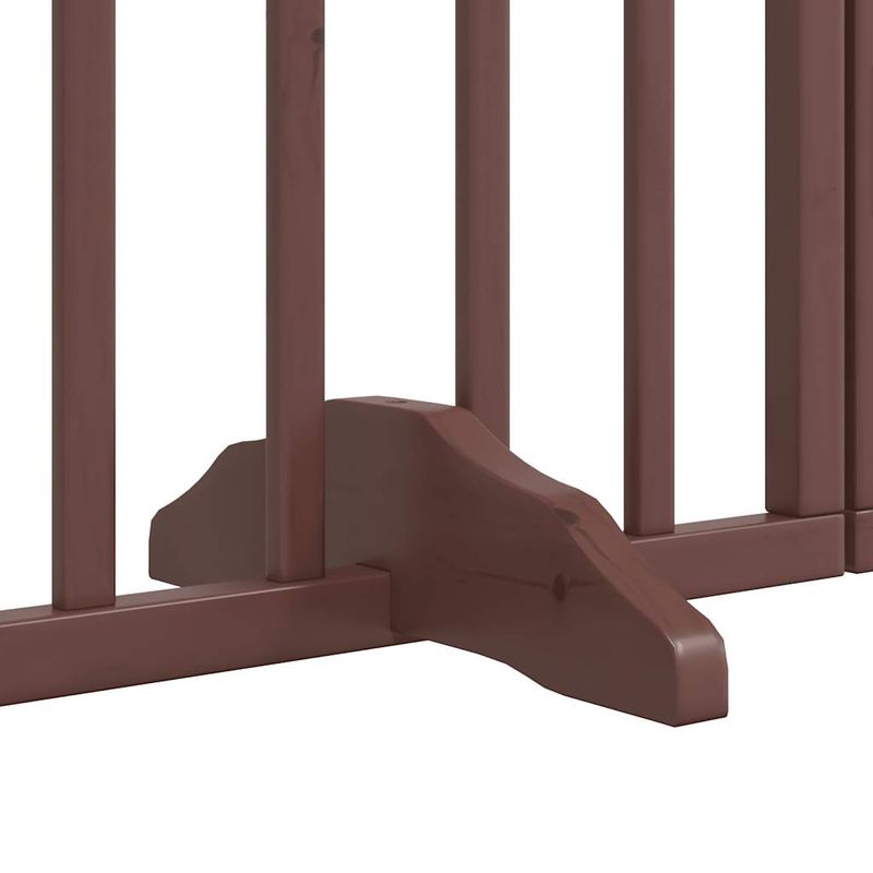 vidaXL Barrière en bois pour chien