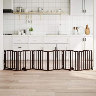 vidaXL Barrière en bois pour chien