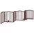 vidaXL Barrière en bois pour chien