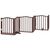 vidaXL Barrière en bois pour chien