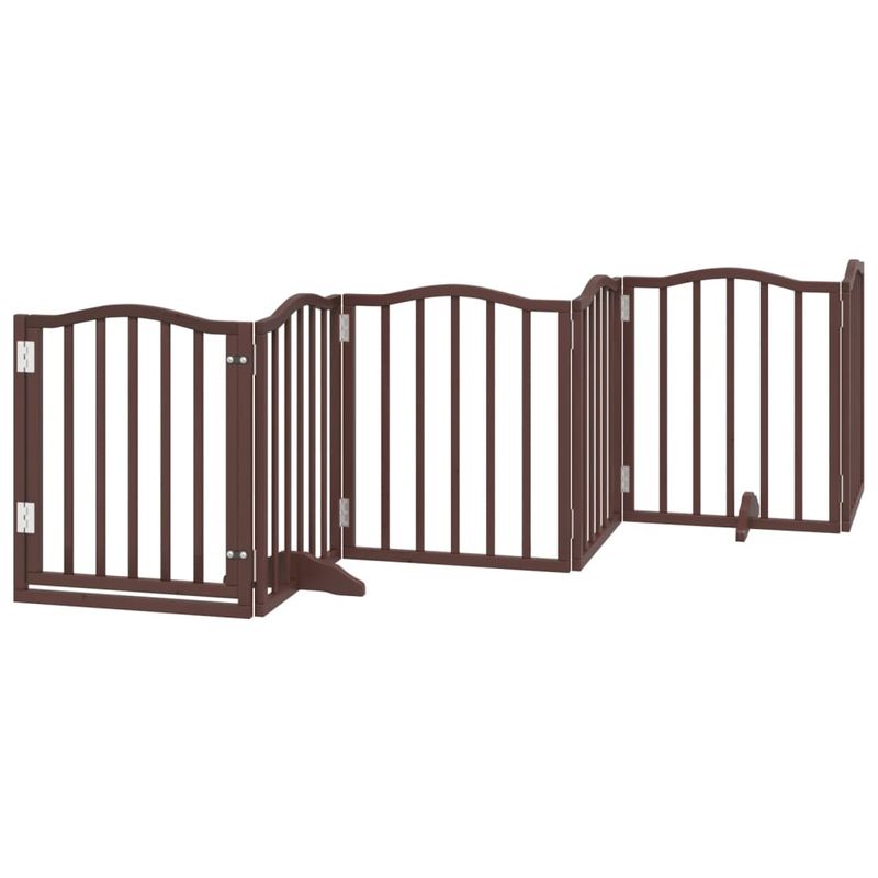 vidaXL Barrière en bois pour chien