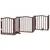 vidaXL Barrière en bois pour chien vidaXL Barrière en bois pour chien