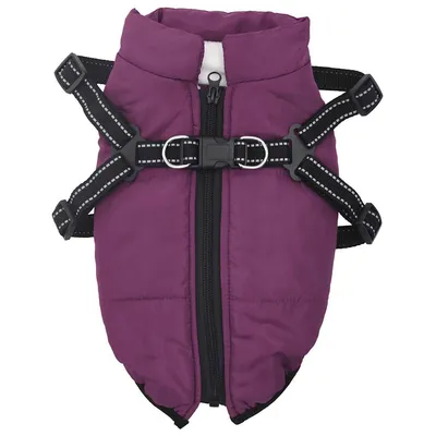 vidaXL Manteau avec harnais intégré pour chien