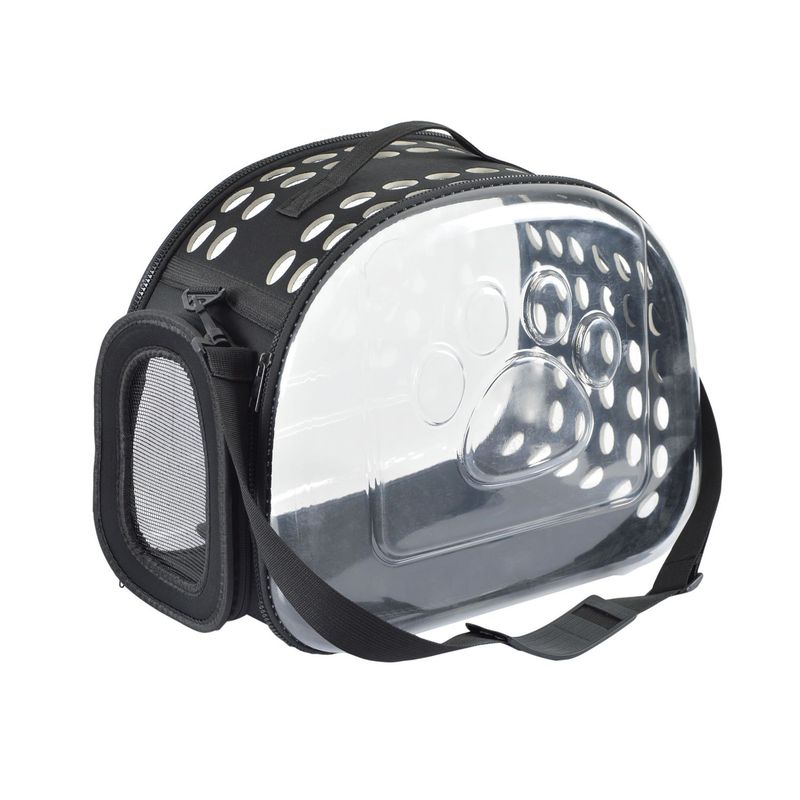 Love Story - Sac de transport transparent pour chien et chat