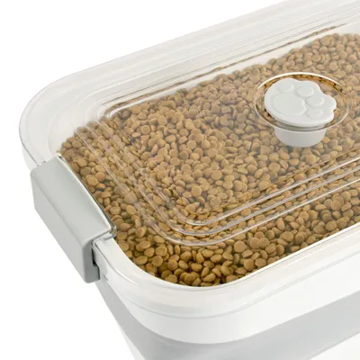 Love Story - Boite conteneur à croquettes pliable avec roues