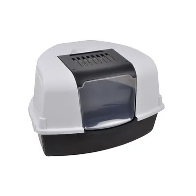 Love Story - Maison de toilette litière d'angle pour chat JASPER