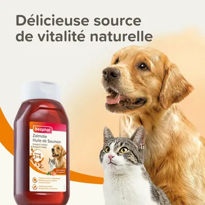 BEAPHAR   Huile De Saumon Chien-Chat