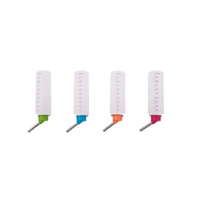 M-PETS FLASKA SMALL ANIMALS - Blue, green, orange, pink - Taille 250 ml