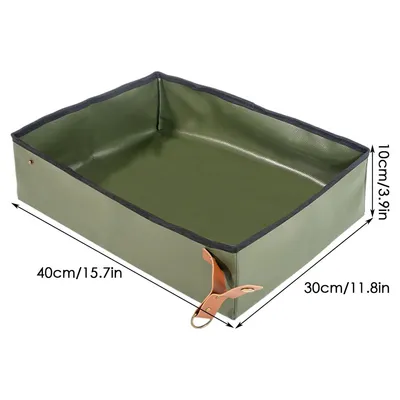 Bac à litière portable pour chat de voyage