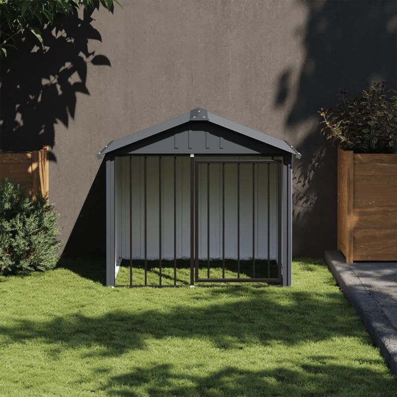 vidaXL niche pour chien Acier