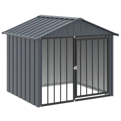 vidaXL niche pour chien Acier