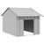 vidaXL niche pour chien Acier