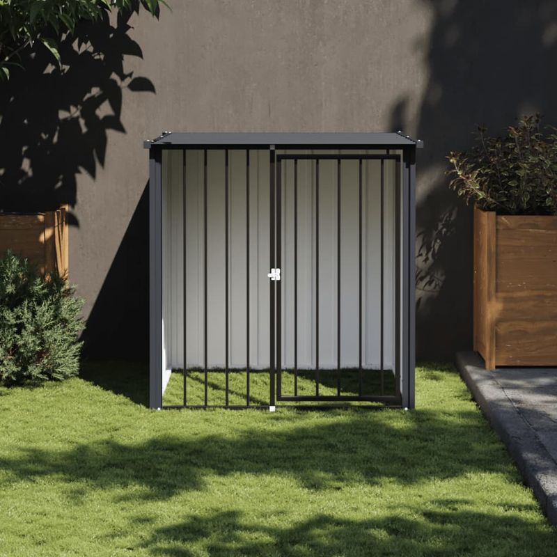 vidaXL niche pour chien Acier