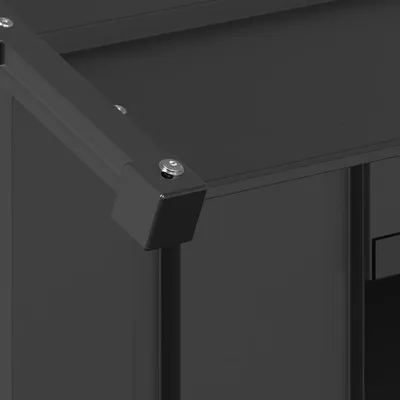 vidaXL niche pour chien Acier