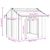 vidaXL niche pour chien Acier