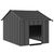 vidaXL niche pour chien Acier