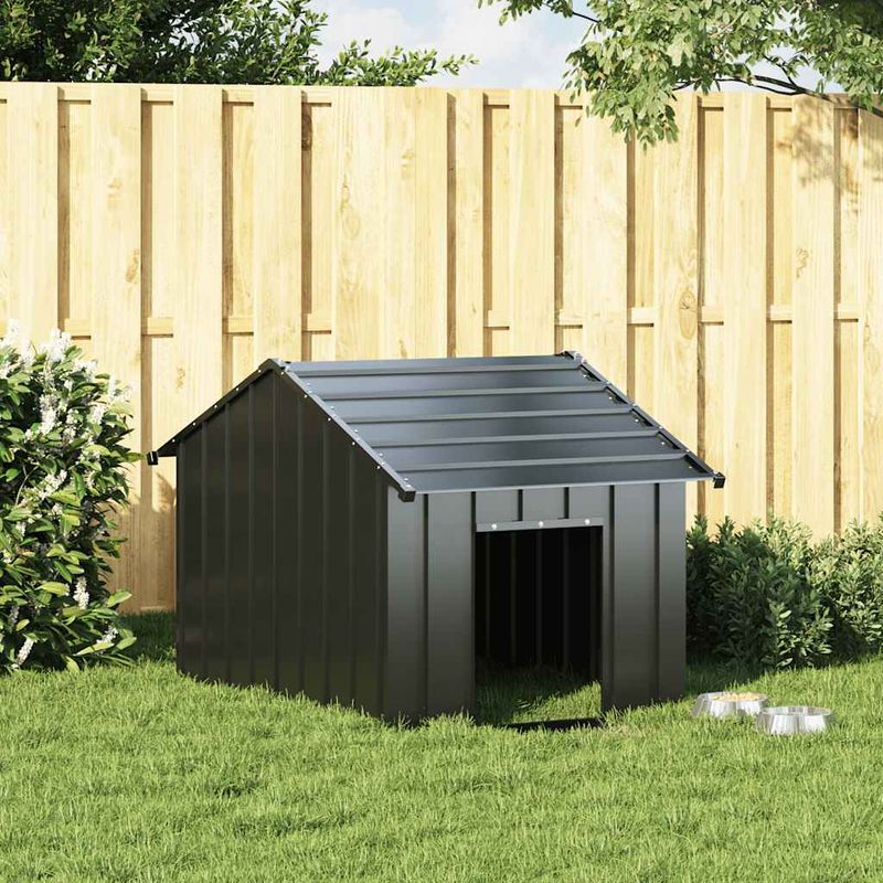 vidaXL niche pour chien Acier