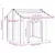 vidaXL niche pour chien Acier