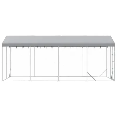 vidaXL chenil extérieur pour chiens Acier