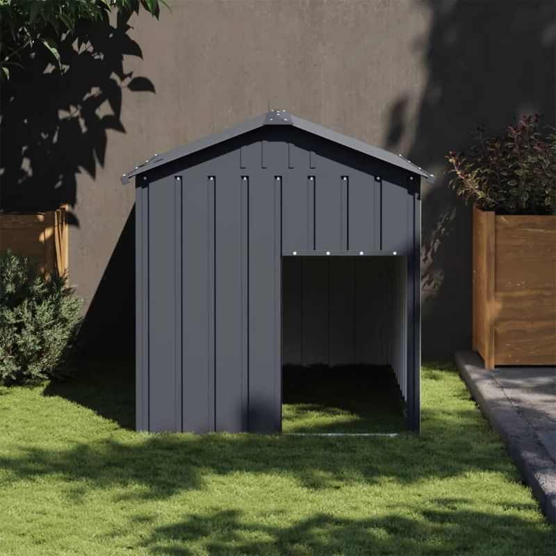 vidaXL niche pour chien Acier