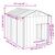 vidaXL niche pour chien Acier