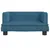 vidaXL lit pour chien Velours