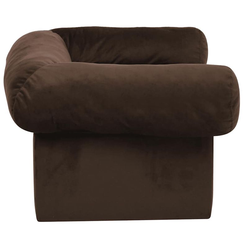 vidaXL canapé pour chien Peluche