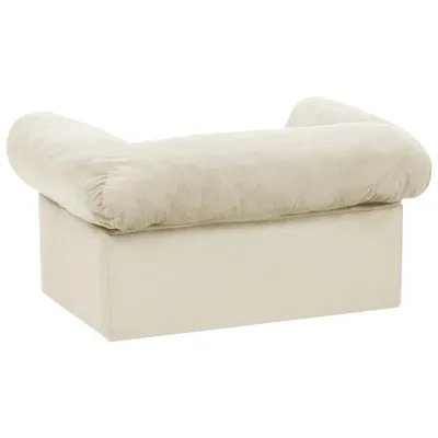 vidaXL canapé pour chien Peluche