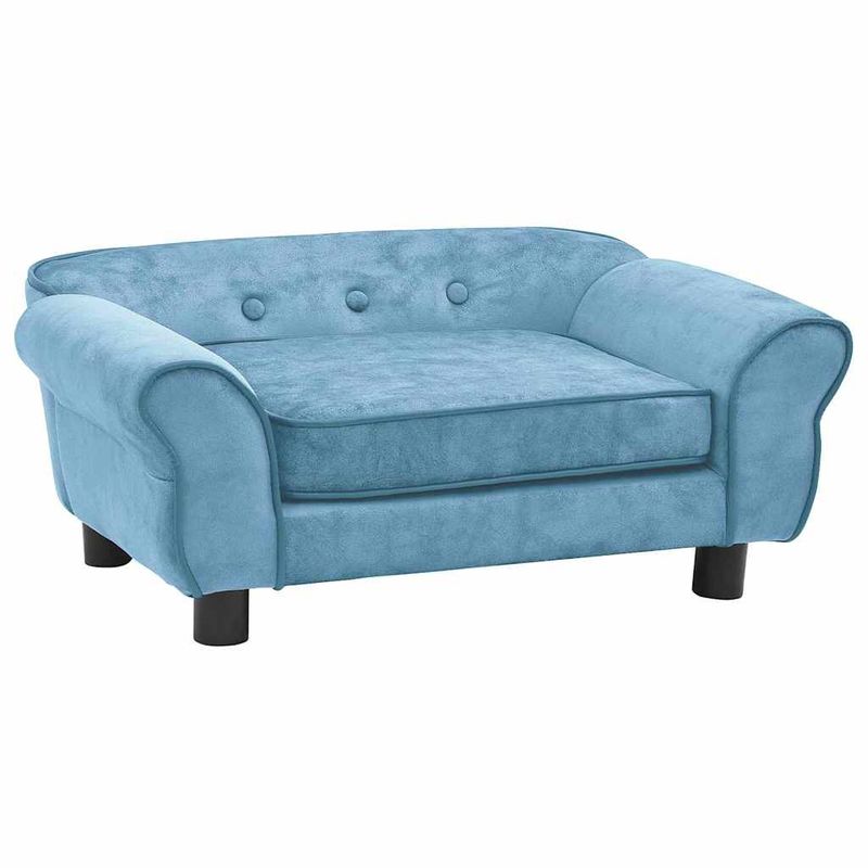 vidaXL canapé pour chien Peluche