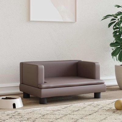 vidaXL lit pour chien Faux cuir