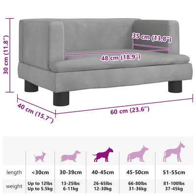 vidaXL lit pour chien Velours vidaXL lit pour chien Velours