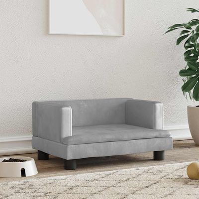 vidaXL lit pour chien Velours