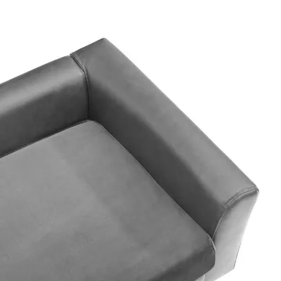 vidaXL canapé pour chien Cuir artificiel