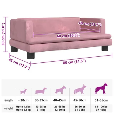 vidaXL lit pour chien Velours vidaXL lit pour chien Velours