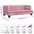 vidaXL lit pour chien Velours