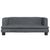 vidaXL lit pour chien Velours