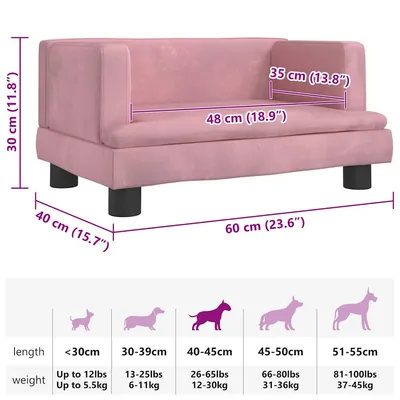 vidaXL lit pour chien Velours vidaXL lit pour chien Velours