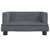vidaXL lit pour chien Velours
