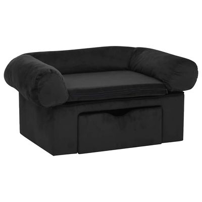 vidaXL canapé pour chien Peluche