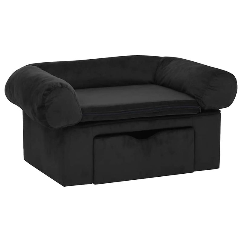 vidaXL canapé pour chien Peluche